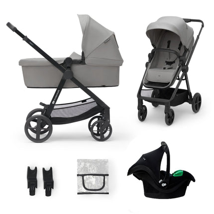 Kinderkraft Travel System Newly 3 IN 1 Moonlight Grey