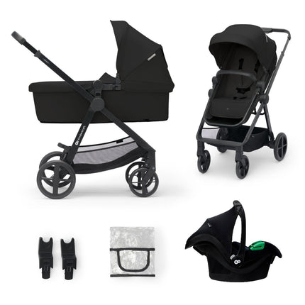 Kinderkraft Travel System Newly 3 IN 1 Black