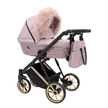 Kunert Carrycot Fur in Pink by KIDZNBABY